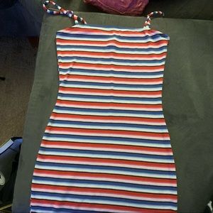 Striped dress form H&M